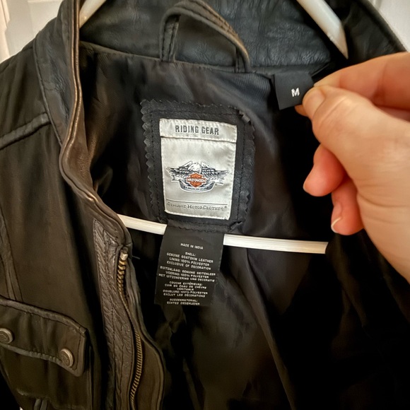 Harley-Davidson Black Leather Jacket - Picture 3 of 3